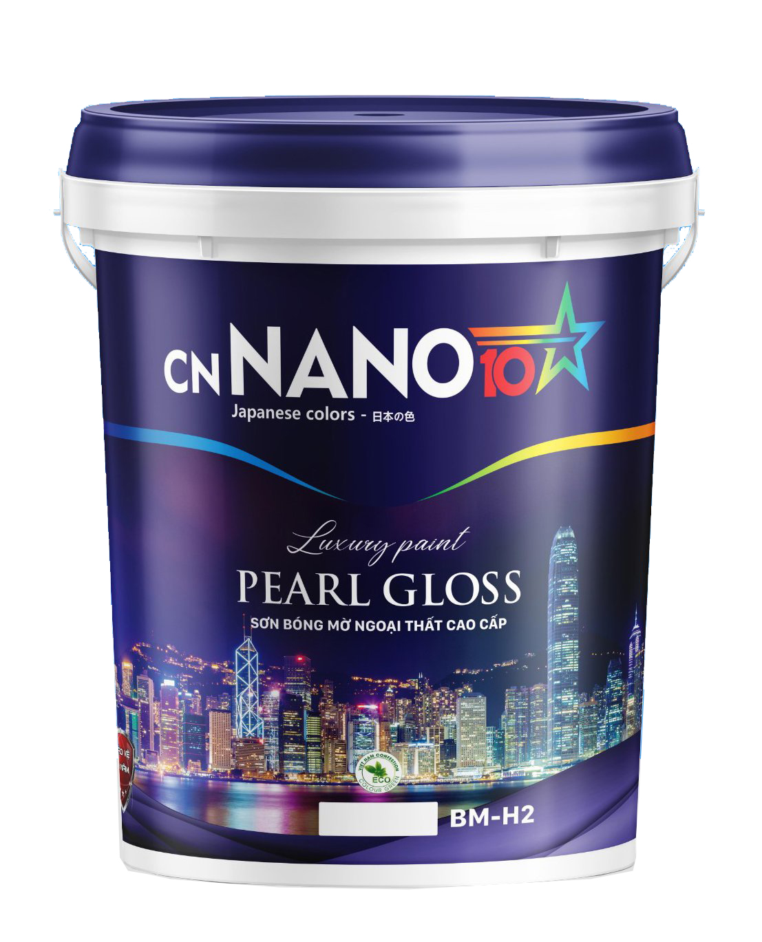 BM-H2 Sơn bóng mờ ngoại thất cao cấp